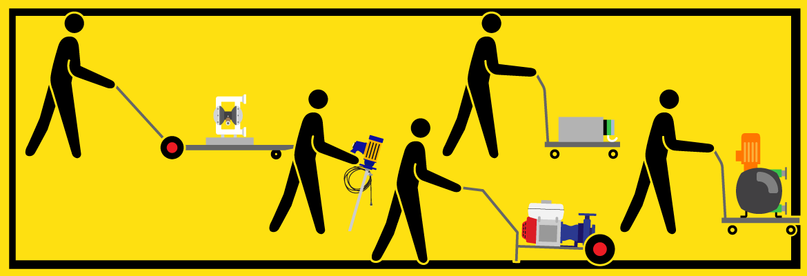 Types of portable chemical transfer pumps