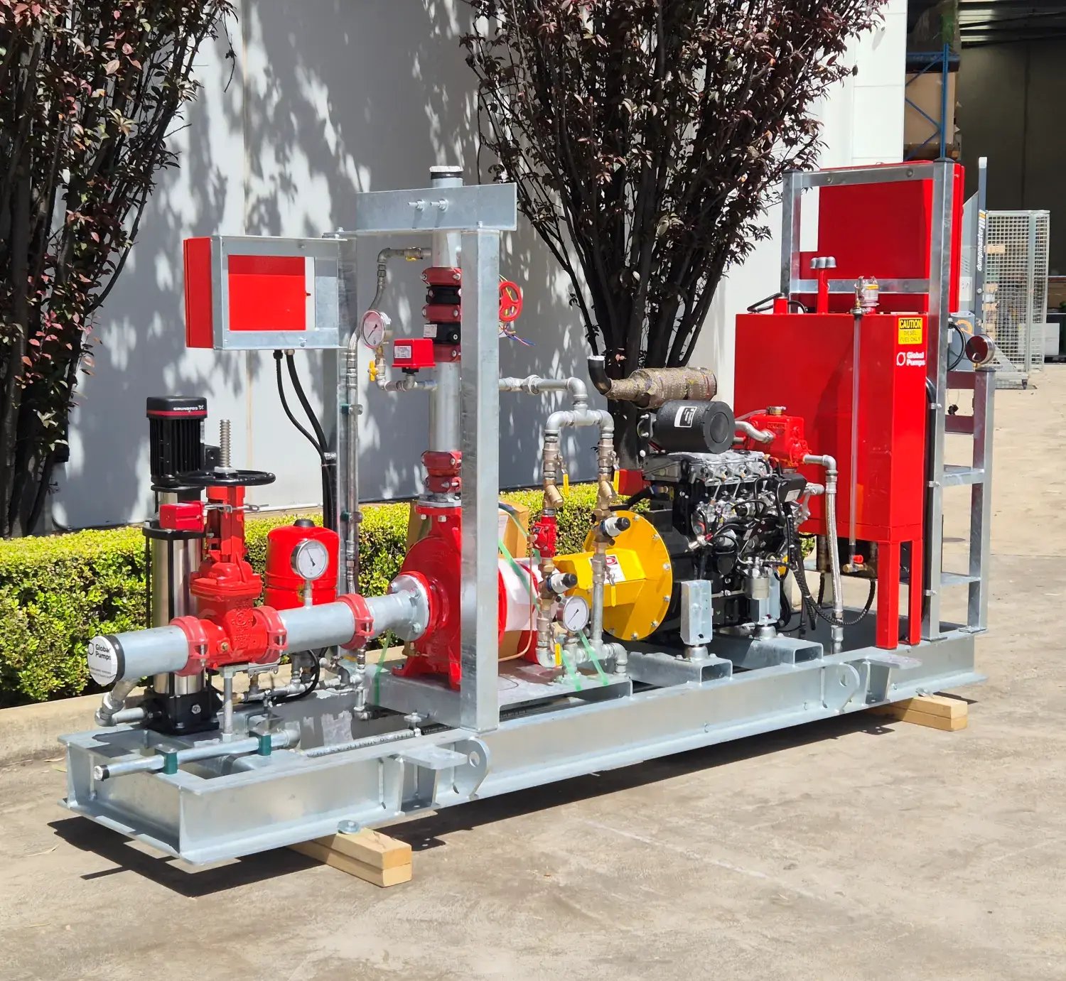 Diesel fire pump