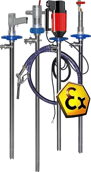 drum pumps for flammable liquids