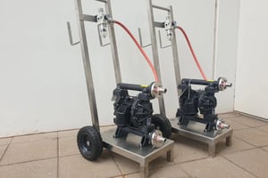 Mounted solutions VA25s on trolleys