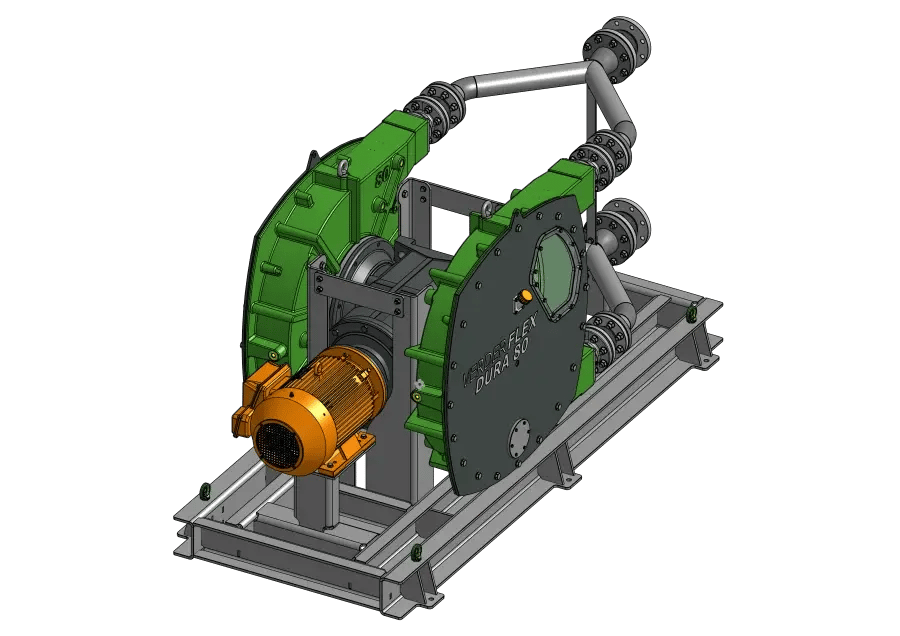 Pumping liquid brine with diesel motor pumps - Australia 3