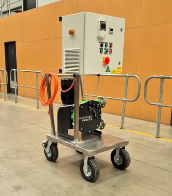 Verderflex on a trolley 2