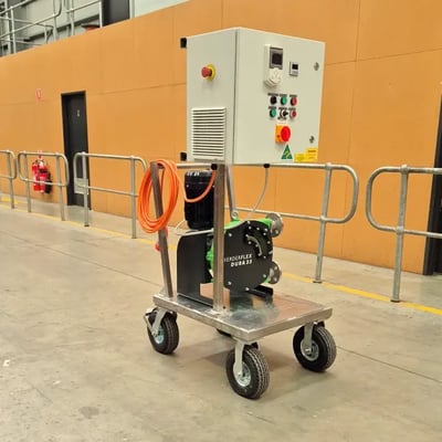 Verderflex on a trolley