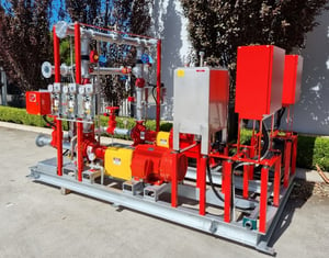 electric diesel fire pump sets