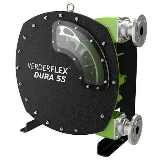 Peristaltic pumps for concentrated slurry, lime dosing and reagent metering